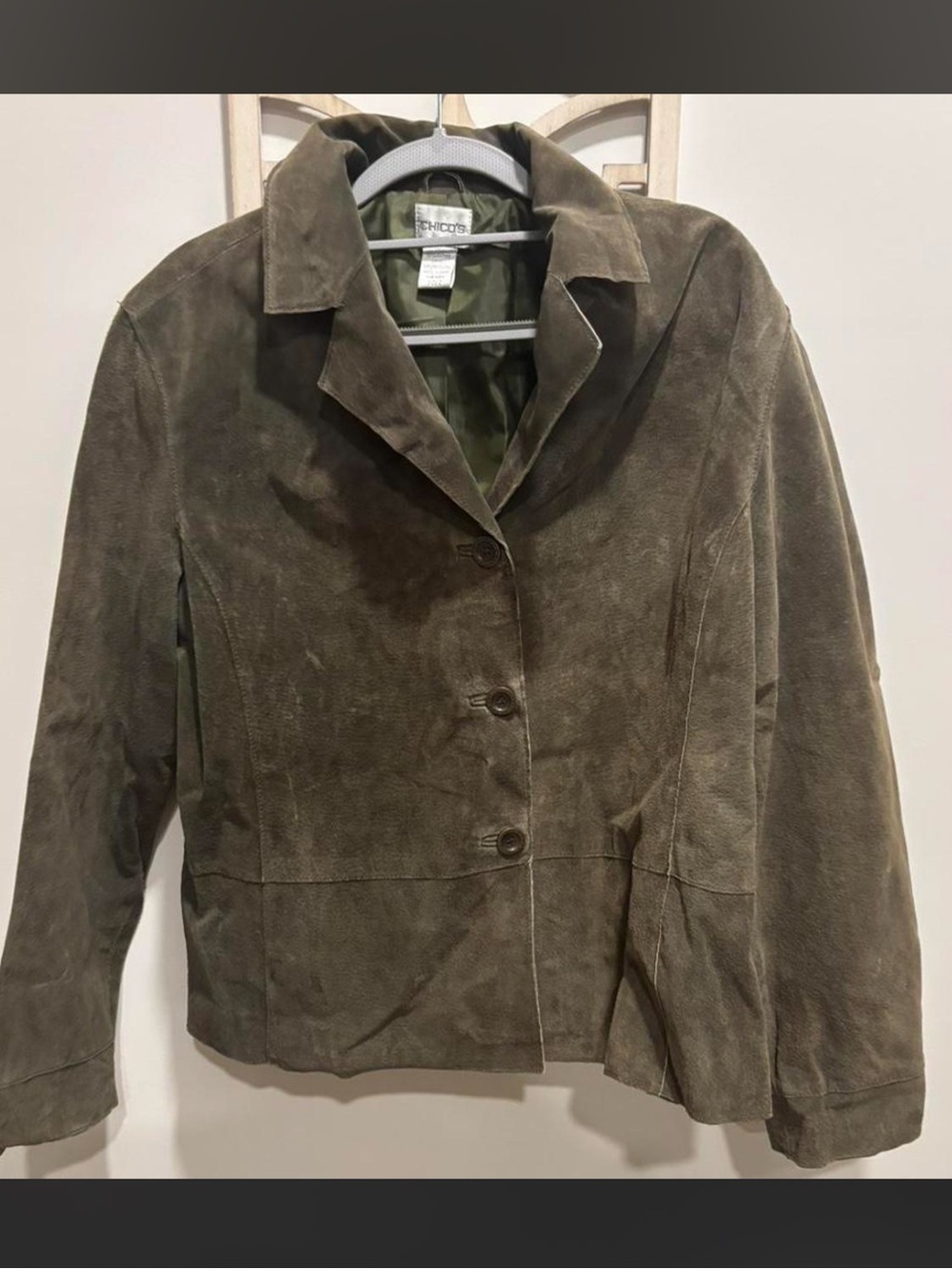 Chico’s Genuine Leather Jacket